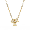 Trio Mixed-Cut Natural Diamond Cluster Pendant