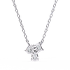 Trio Mixed-Cut Natural Diamond Cluster Pendant