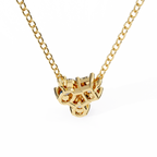 Trio Mixed-Cut Natural Diamond Cluster Pendant