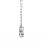 Trio Mixed-Cut Natural Diamond Cluster Pendant