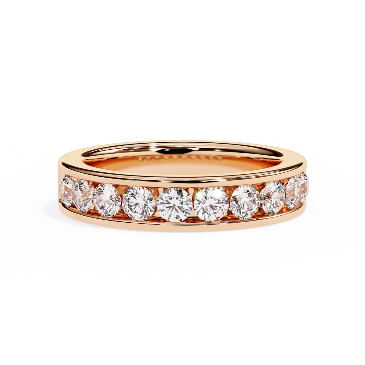 Natural Diamond Celestial Spark Band Ring