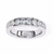 White Gold Round Diamond Channel-Set Half Eternity Band Ring
