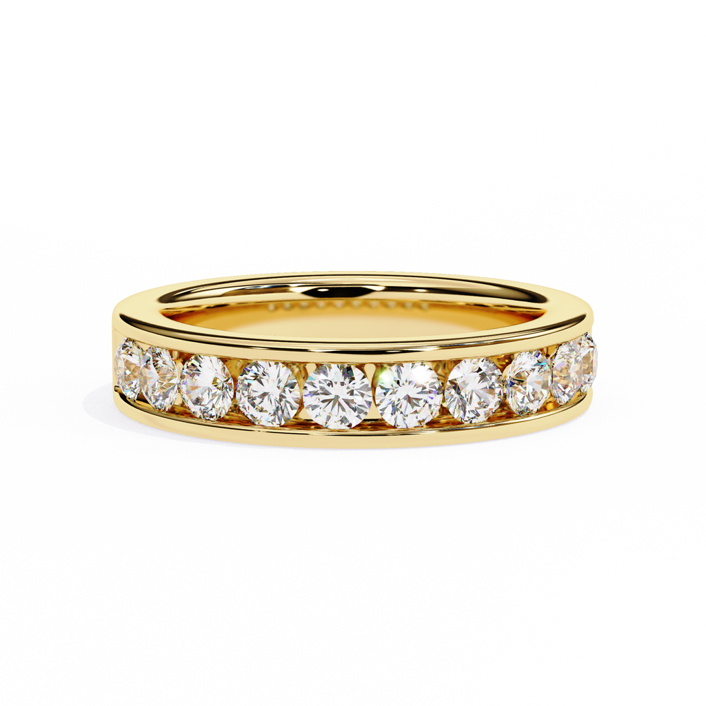 Natural Diamond Celestial Spark Band Ring