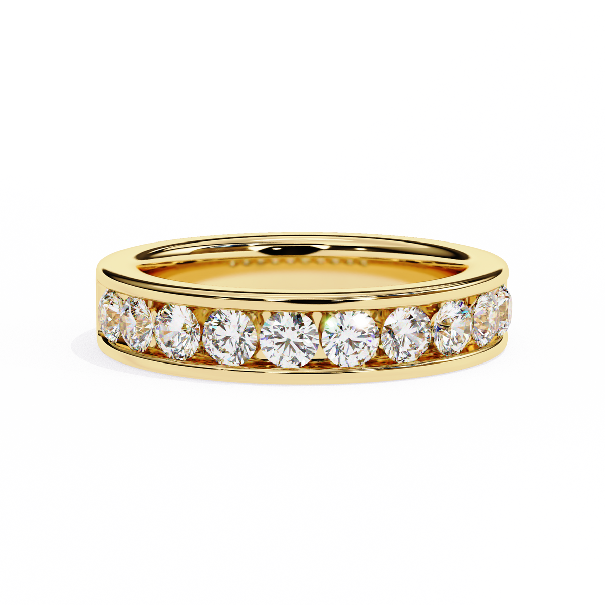 Natural Diamond Celestial Spark Band Ring