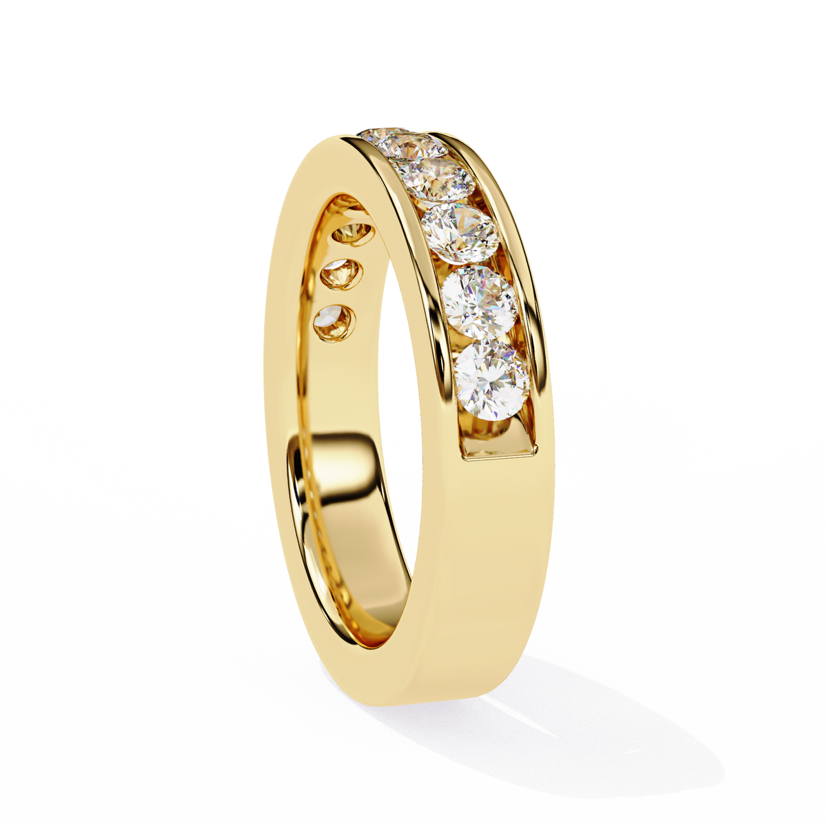 Natural Diamond Celestial Spark Band Ring