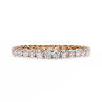 Round Diamond Wedding Band Ring