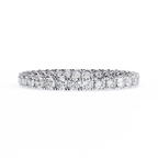 Round Diamond Wedding Band Ring