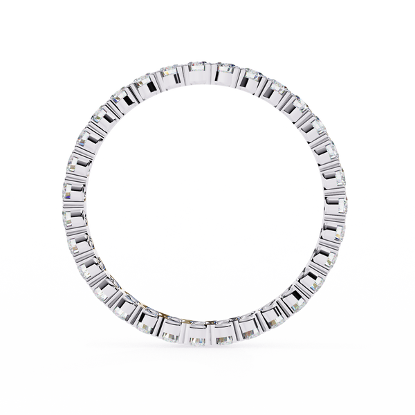 Round Diamond Wedding Band