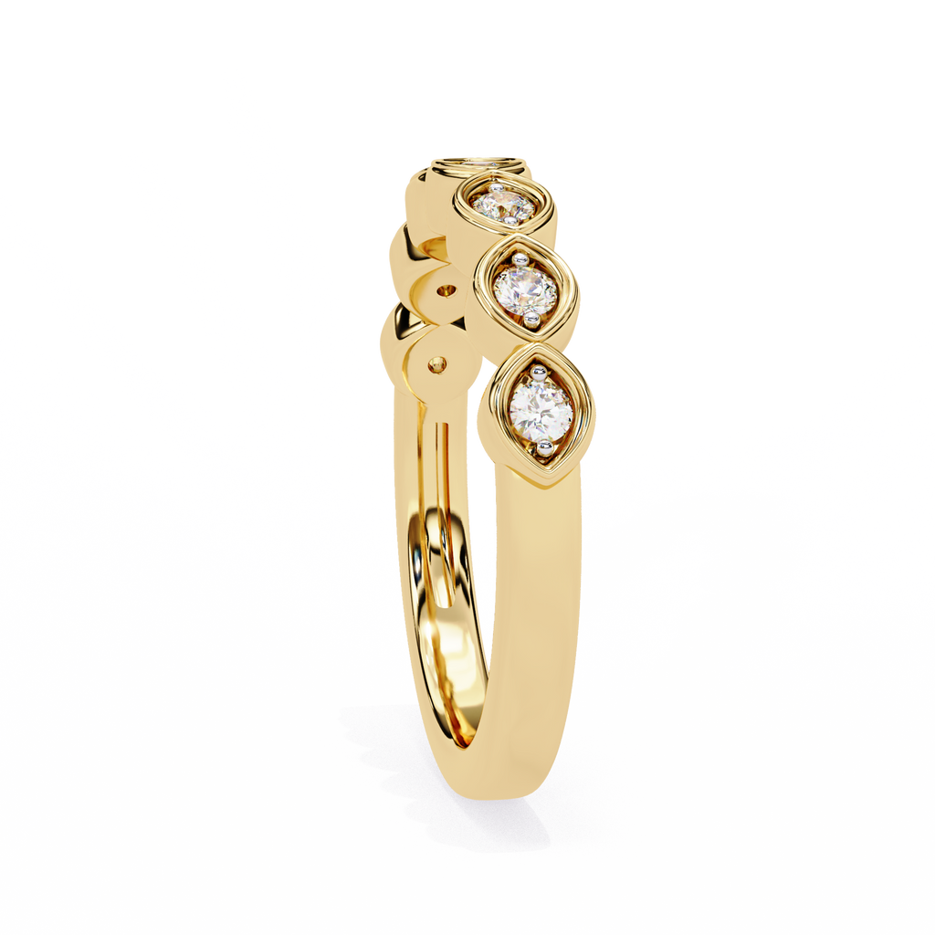 Antique Style Wedding Band Ring