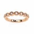 Antique Style Wedding Band Ring