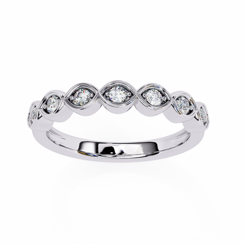 Antique Style Wedding Band Ring