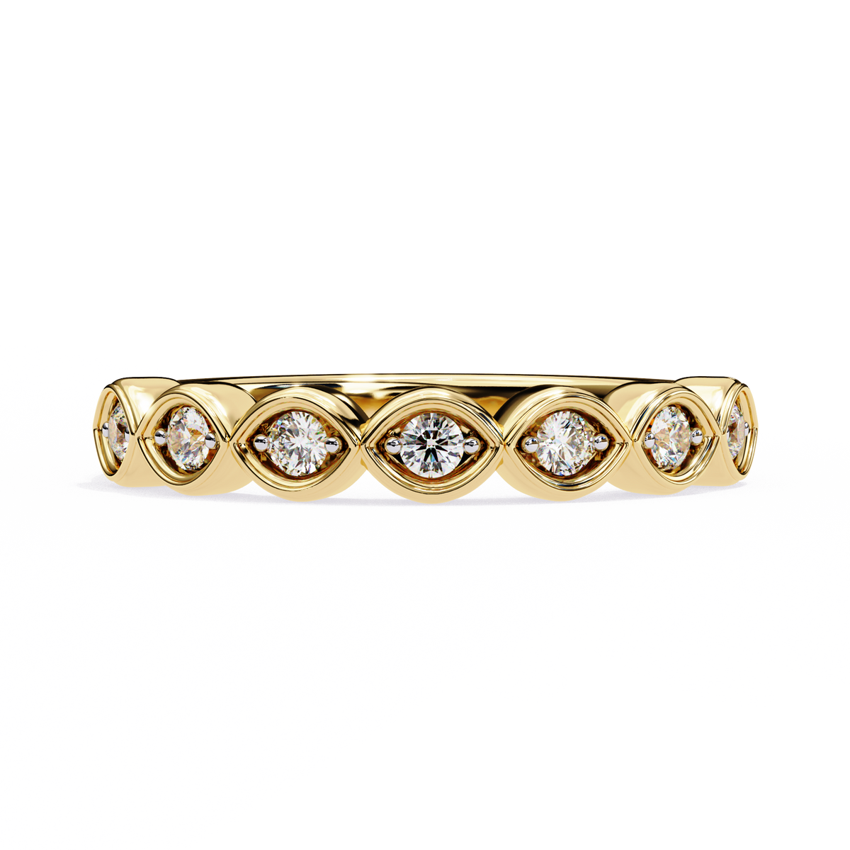 Antique Style Wedding Band Ring
