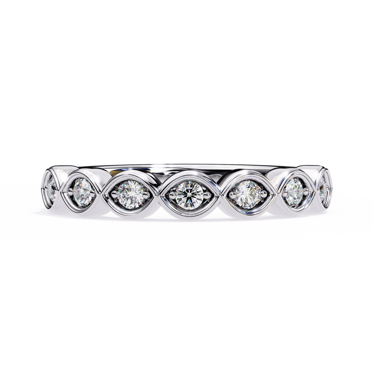 Antique Style Wedding Band Ring