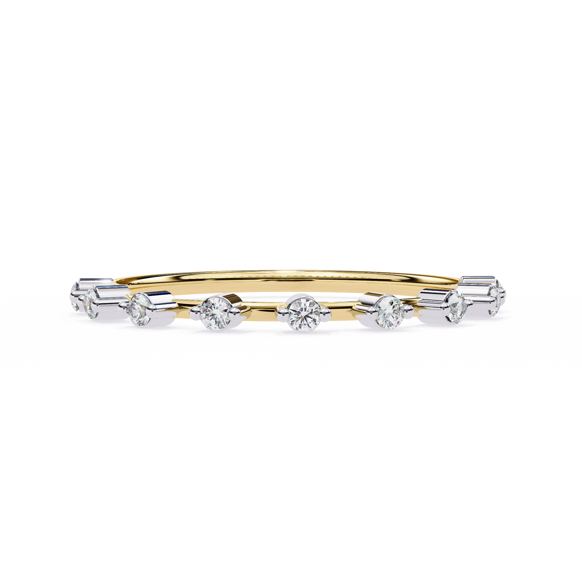 Natural Diamond Starlit Harmony Band Ring