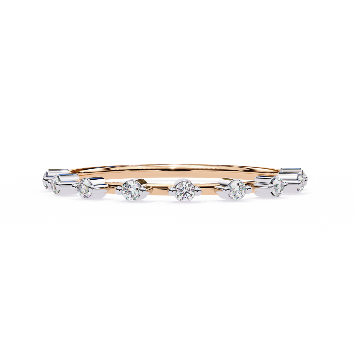 Natural Diamond Starlit Harmony Band Ring
