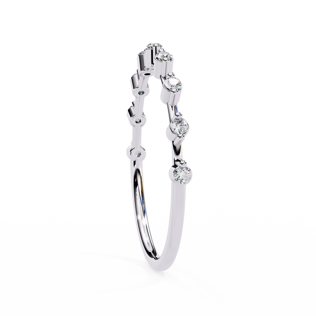 Natural Diamond Starlit Harmony Band Ring