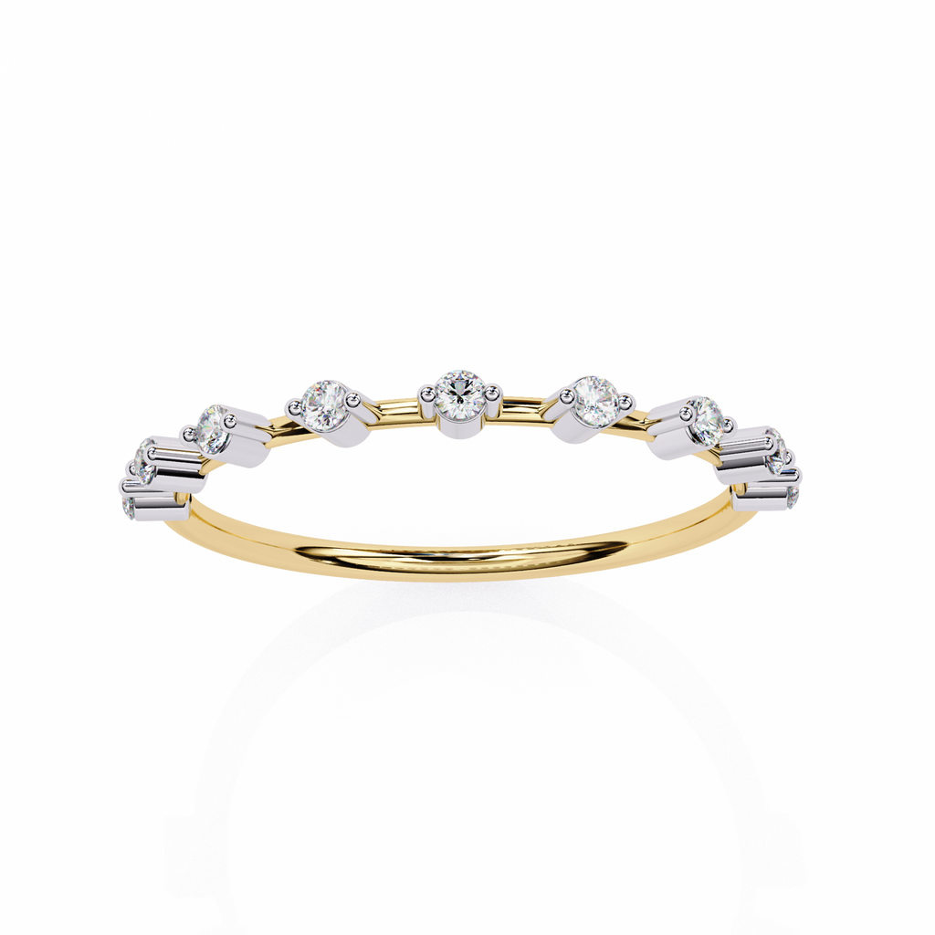 Natural Diamond Starlit Harmony Band Ring