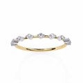 Natural Diamond Starlit Harmony Band Ring