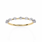 Natural Diamond Starlit Harmony Band Ring
