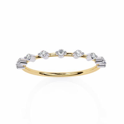 Natural Diamond Starlit Harmony Band