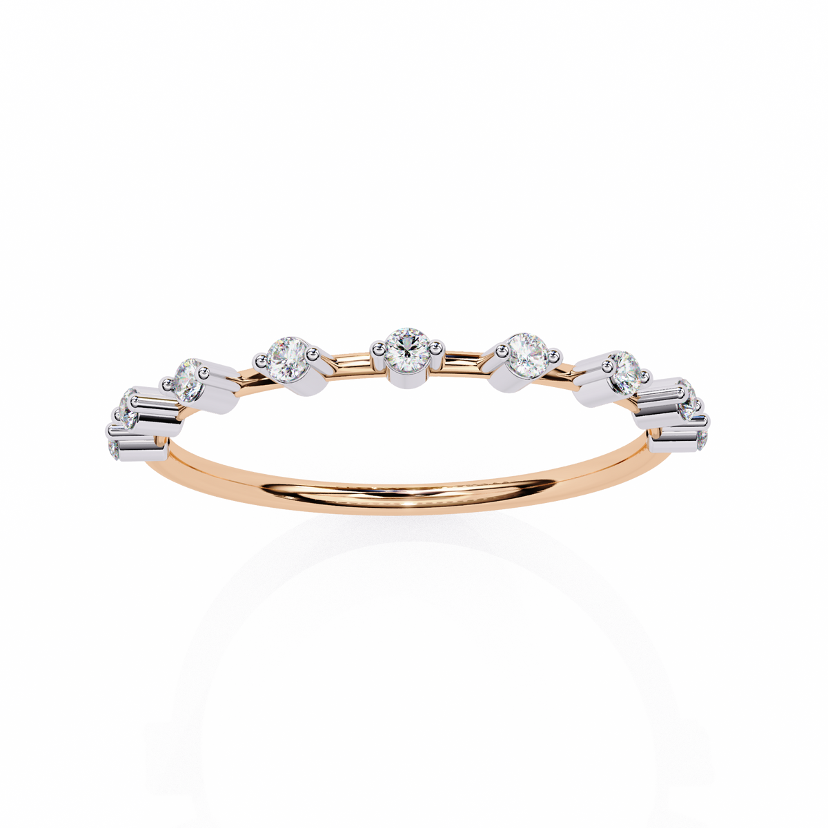 Natural Diamond Starlit Harmony Band Ring