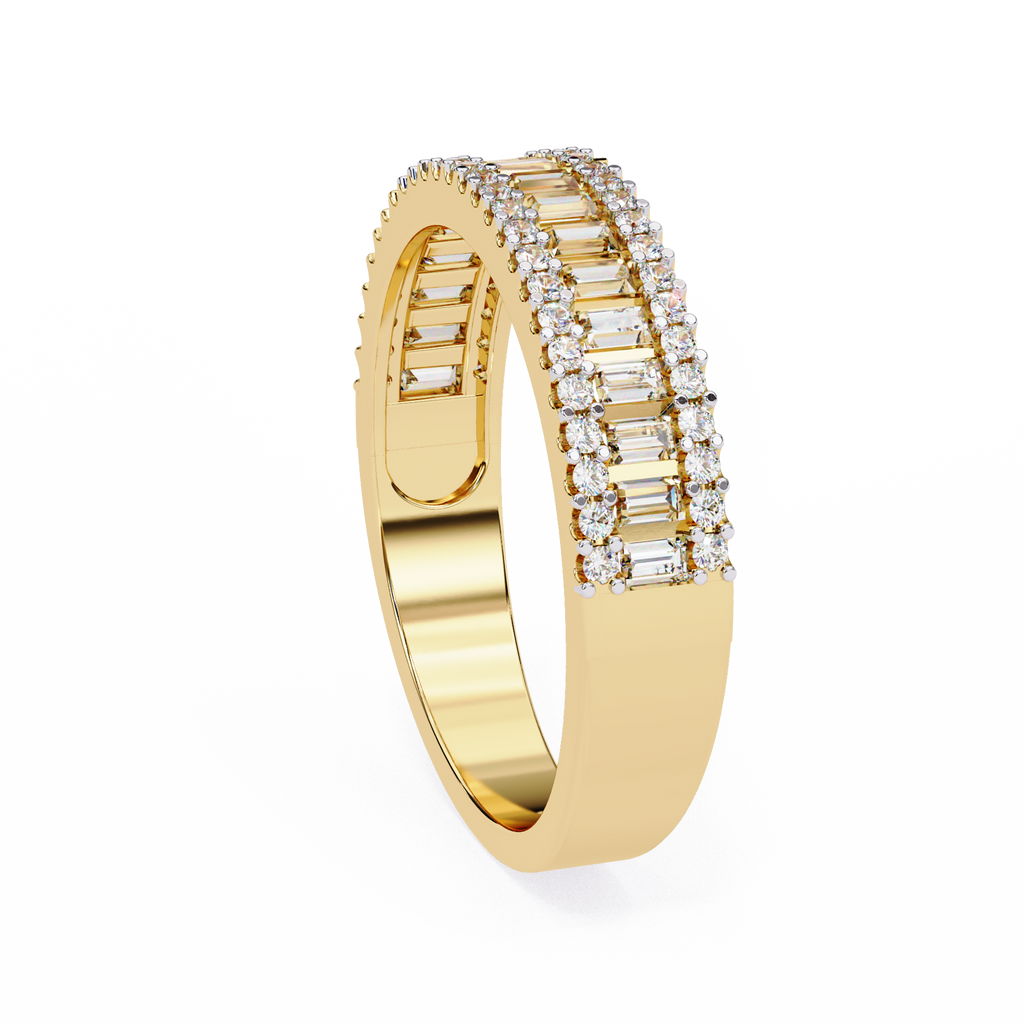 Natural Diamond Baguette Brilliance Band Ring