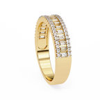 Natural Diamond Baguette Brilliance Band Ring