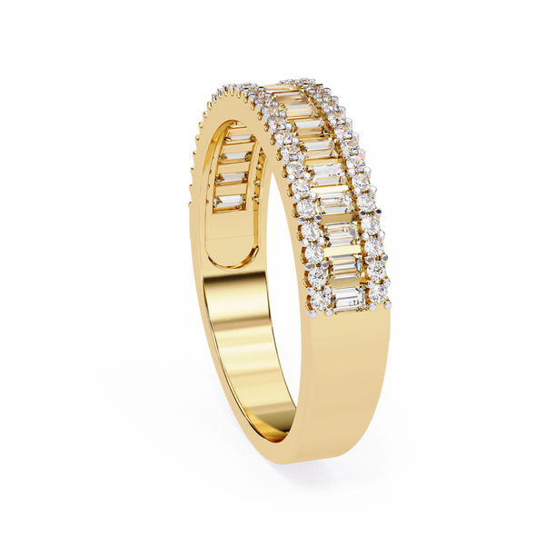 Natural Diamond Baguette Brilliance Band