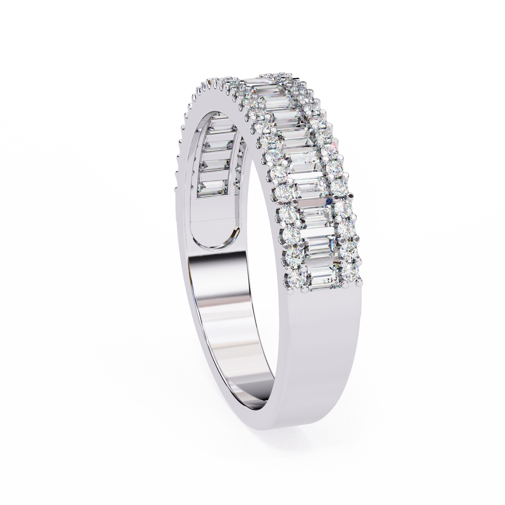 Natural Diamond Baguette Brilliance Band Ring
