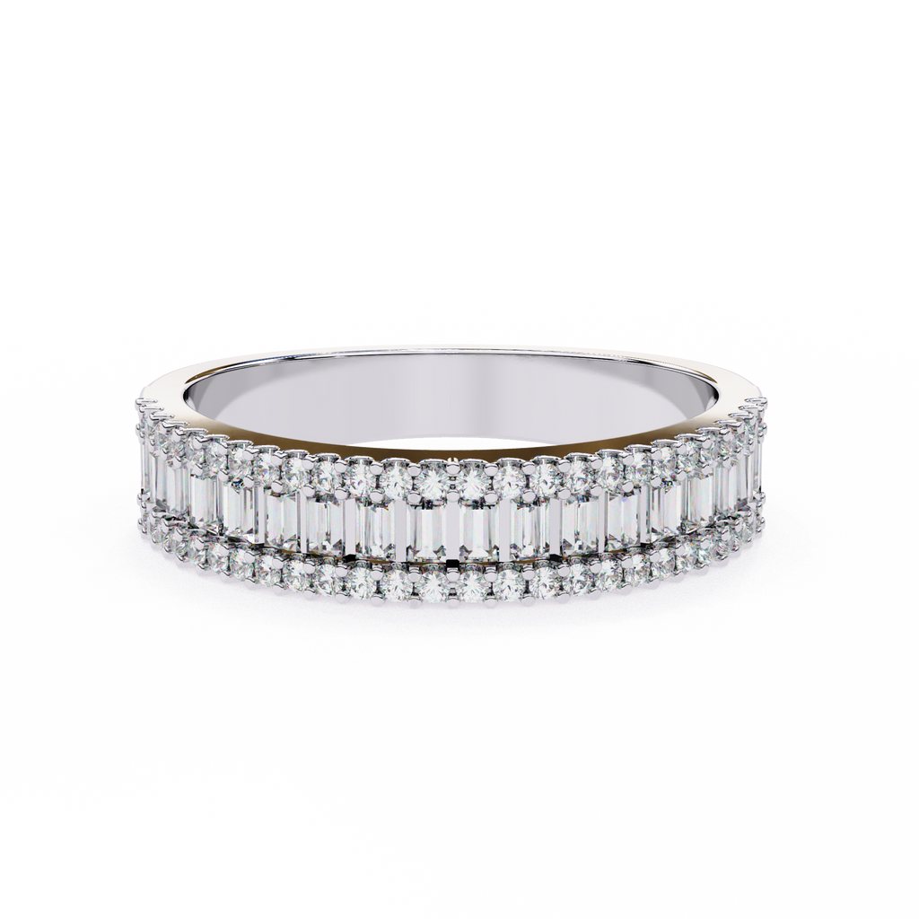 Natural Diamond Baguette Brilliance Band Ring