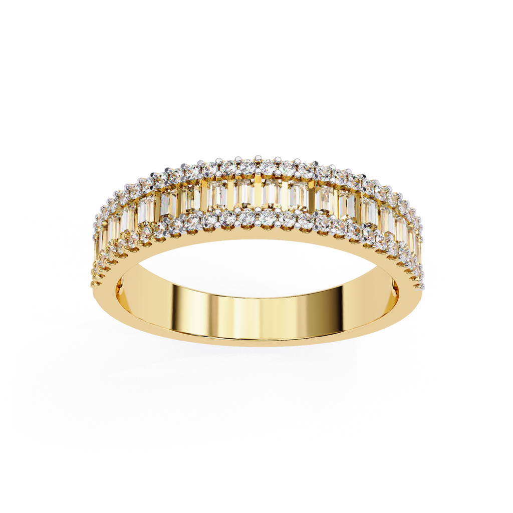 Natural Diamond Baguette Brilliance Band Ring