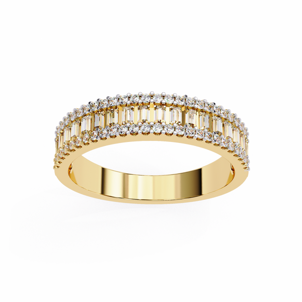 Natural Diamond Baguette Brilliance Band