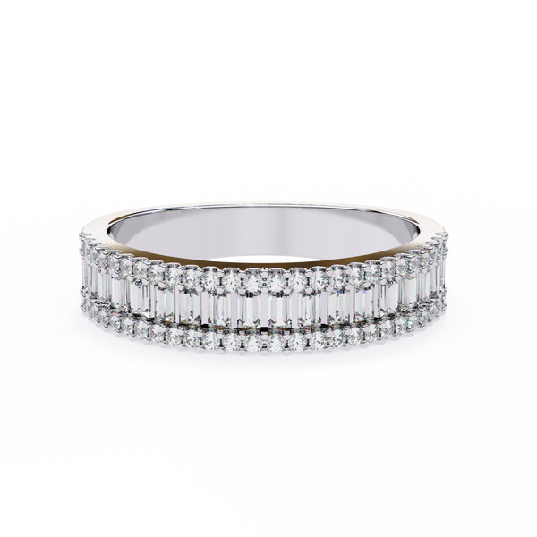 Natural Diamond Baguette Brilliance Band