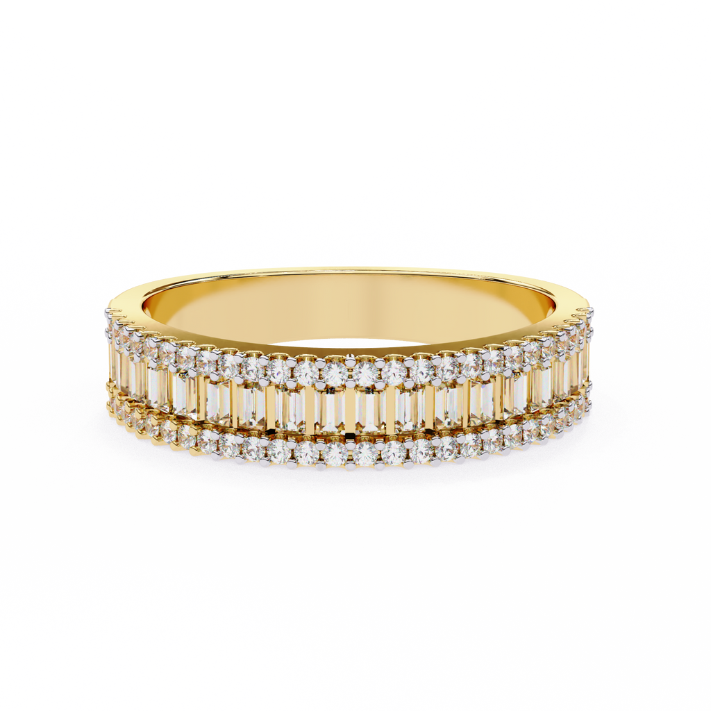 Natural Diamond Baguette Brilliance Band Ring