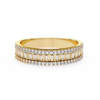 Natural Diamond Baguette Brilliance Band Ring