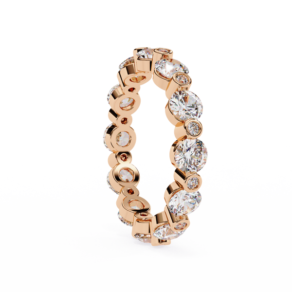 Natural Diamond Brilliant Orbit Band