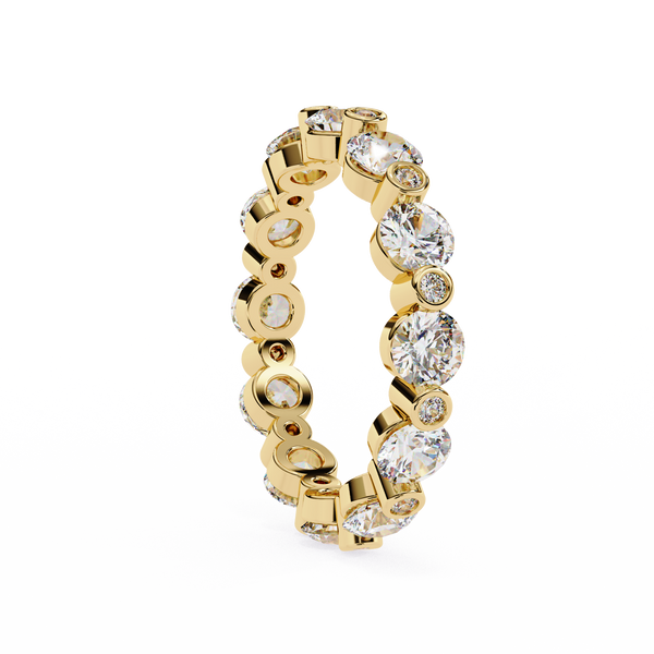 Natural Diamond Brilliant Orbit Band
