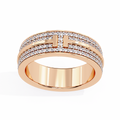 Micro Pave Wedding Band Ring