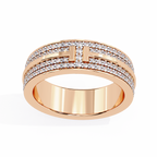 Micro Pave Wedding Band Ring