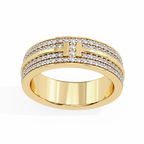 Micro Pave Wedding Band Ring