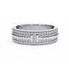Micro Pave Wedding Banda