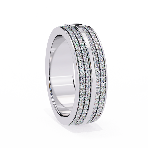 Micro Pave Wedding Banda