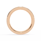 Micro Pave Wedding Band Ring
