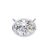 Round Bezel-Set Solitaire Pendant