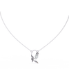 Leaf Bud Natural Diamond Pendant