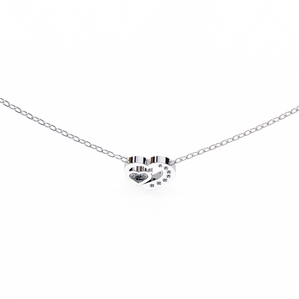 Natural Diamond Heart Pendant