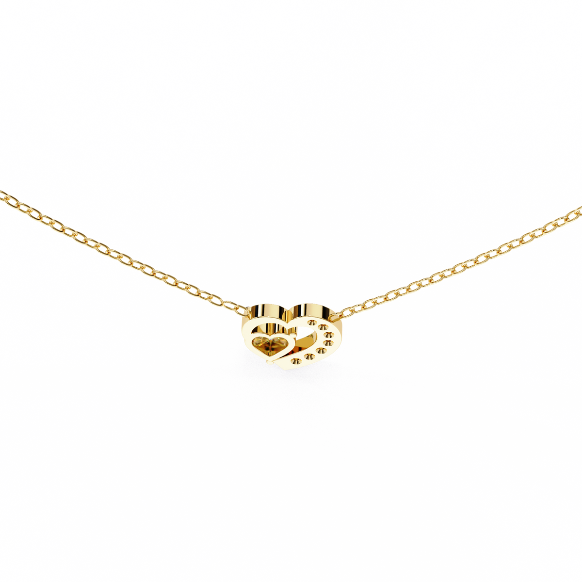 Natural Diamond Heart Pendant