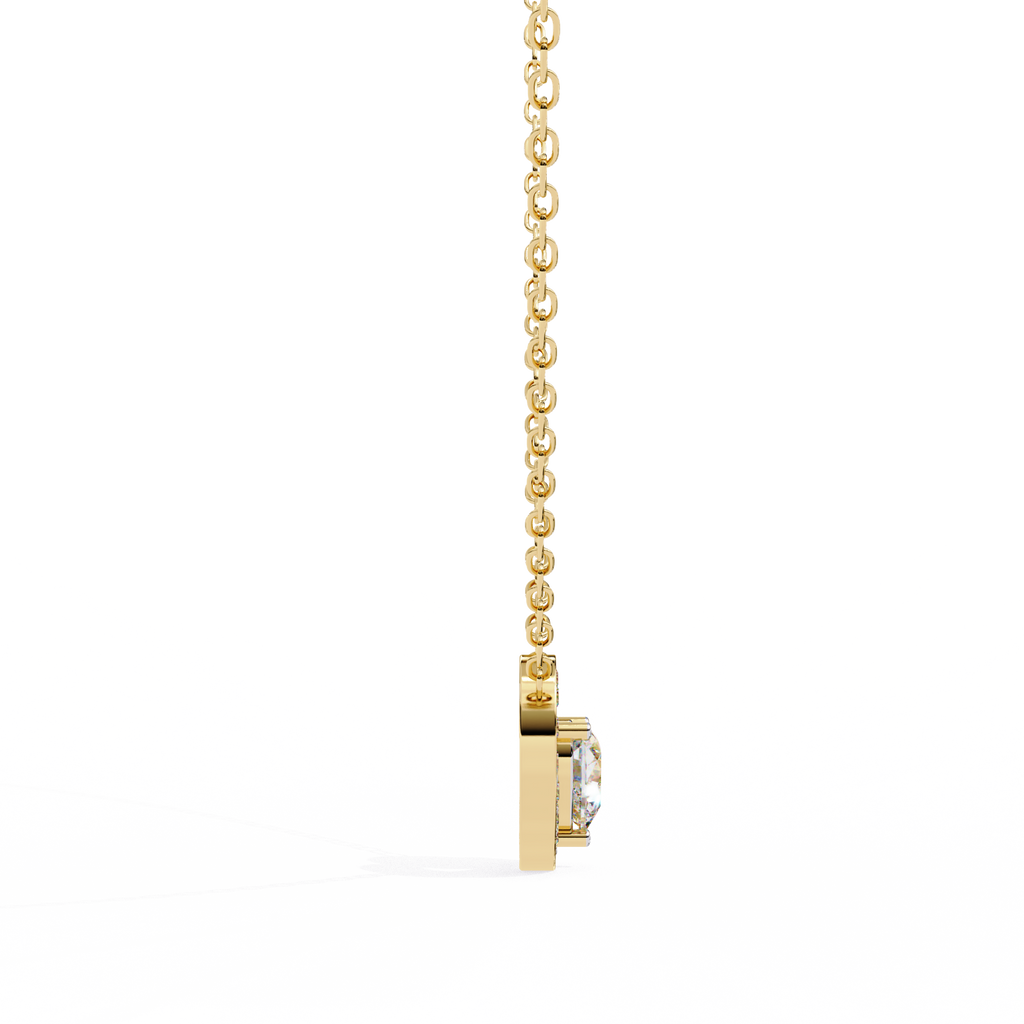 Natural Diamond Heart Pendant