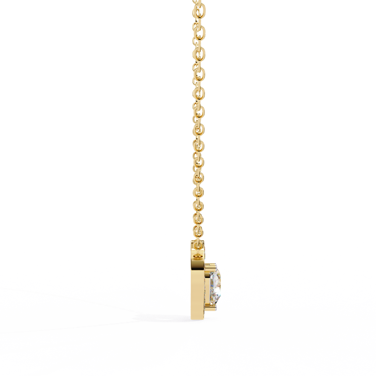 Natural Diamond Heart Pendant