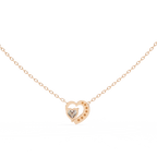 Natural Diamond Heart Pendant